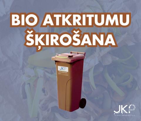 BIO atkritumu šķirošana